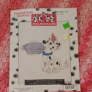 Disney 101 Dalmatians Cross Stitch Kit - Black and White